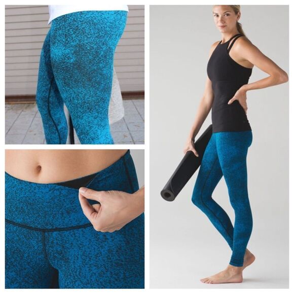 Lululemon Wunder Under Pant III
Luon Spray Jacquard Shocking Blue Black - Picture 1 of 14